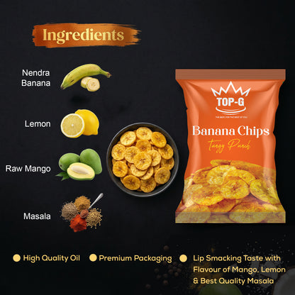 Tangy Punch Banana Chips - 80 g