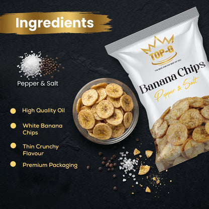 Pepper and Salt Banana Chips - 200g