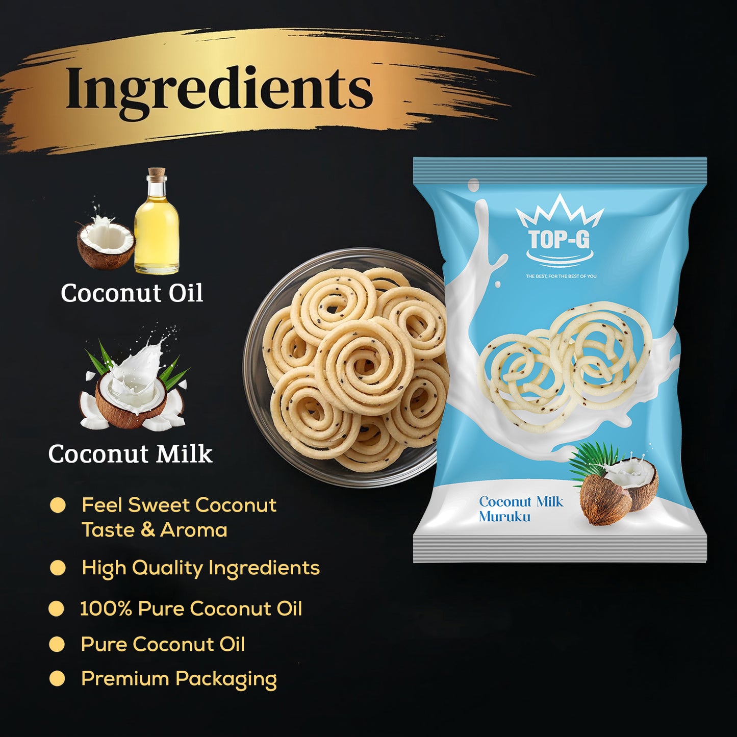Coconut Milk Murukku - 130 g